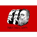 Marx Engels Konok hűtőmágnes
